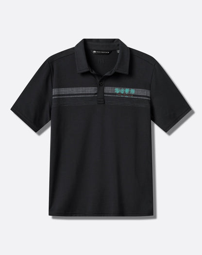 Featherweight Chest Stripe Youth Polo