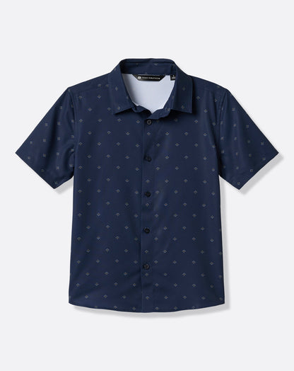 Techwoven Port Visit Youth Button-Up