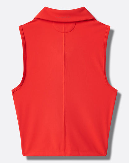 Moveknit Sleeveless Zip Polo