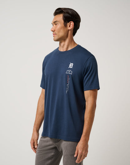 Detroit Tigers Base Hit Bliss Tee