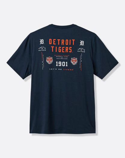 Detroit Tigers Base Hit Bliss Tee
