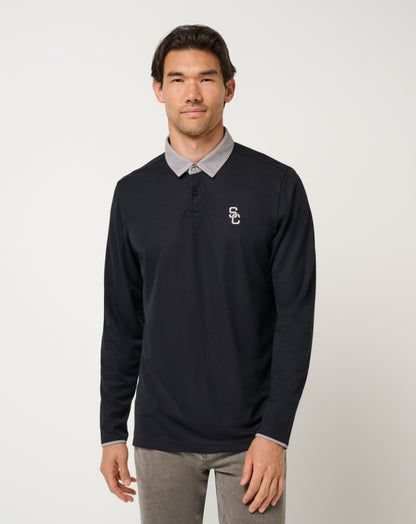 USC Varsity Vintage Long Sleeve Polo