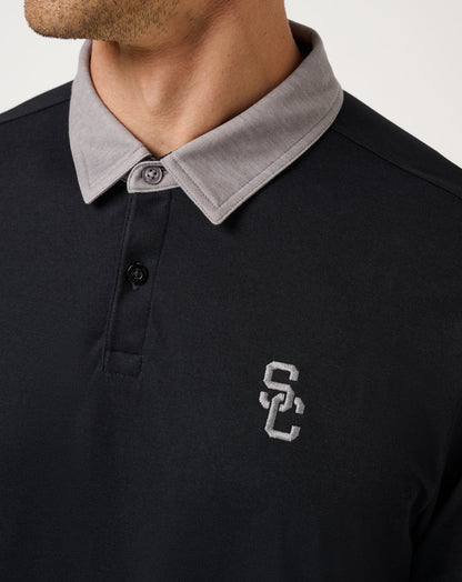 USC Varsity Vintage Long Sleeve Polo