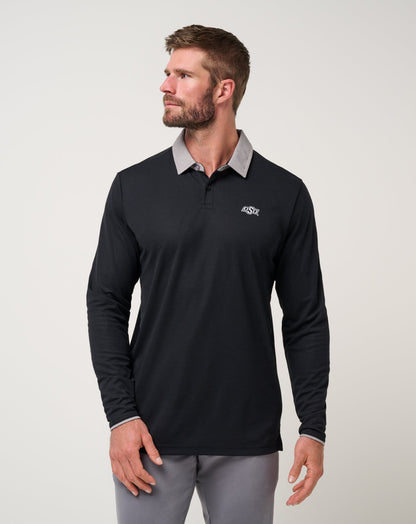 OSU Varsity Vintage Long Sleeve Polo