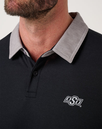 OSU Varsity Vintage Long Sleeve Polo