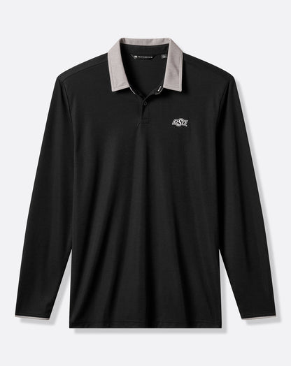 OSU Varsity Vintage Long Sleeve Polo