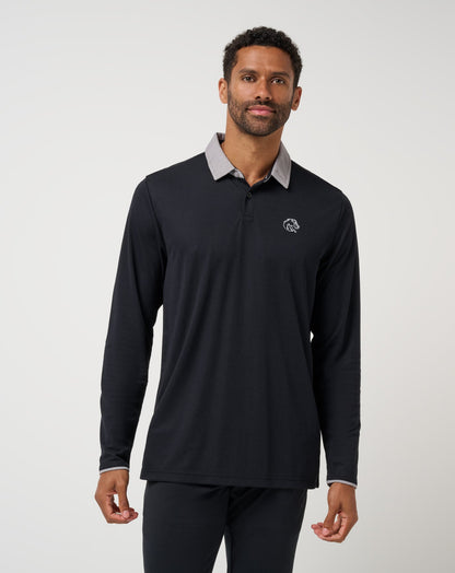 BSU Varsity Vintage Long Sleeve Polo