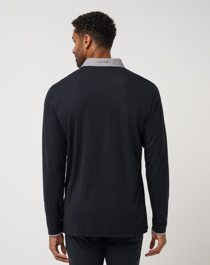 BSU Varsity Vintage Long Sleeve Polo