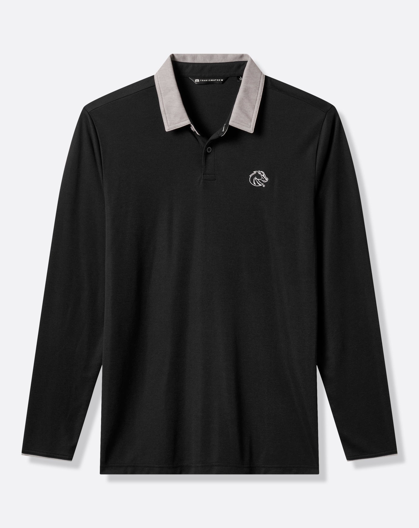 BSU Varsity Vintage Long Sleeve Polo