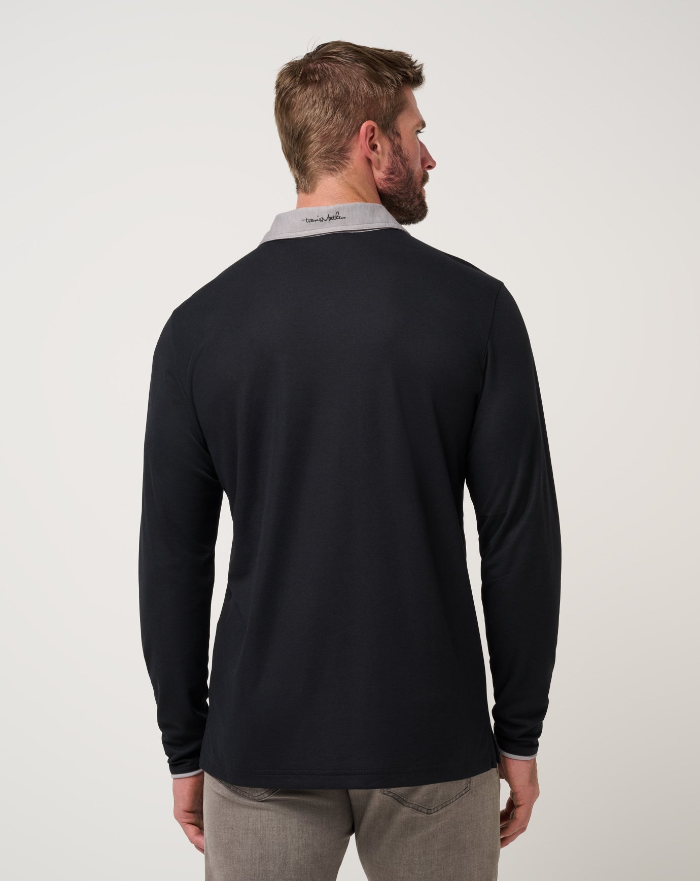 UGA Varsity Vintage Long Sleeve Polo