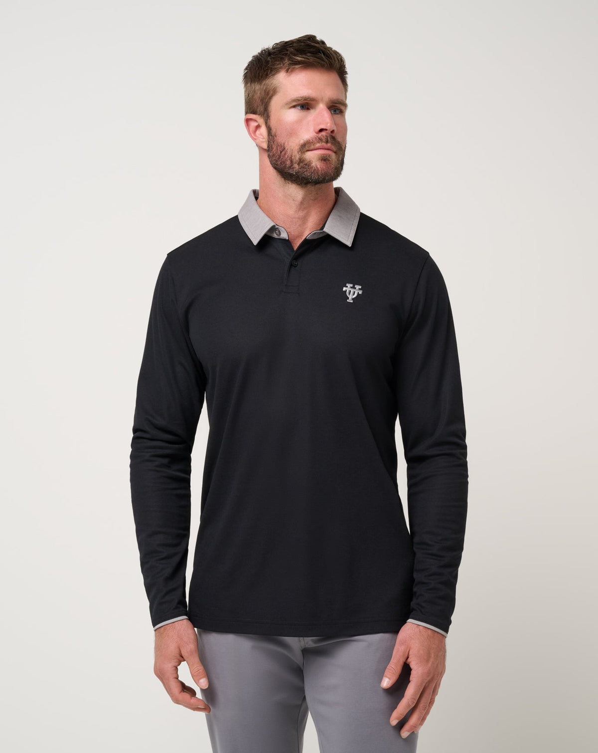 UT Texas Varsity Vintage Long Sleeve Polo