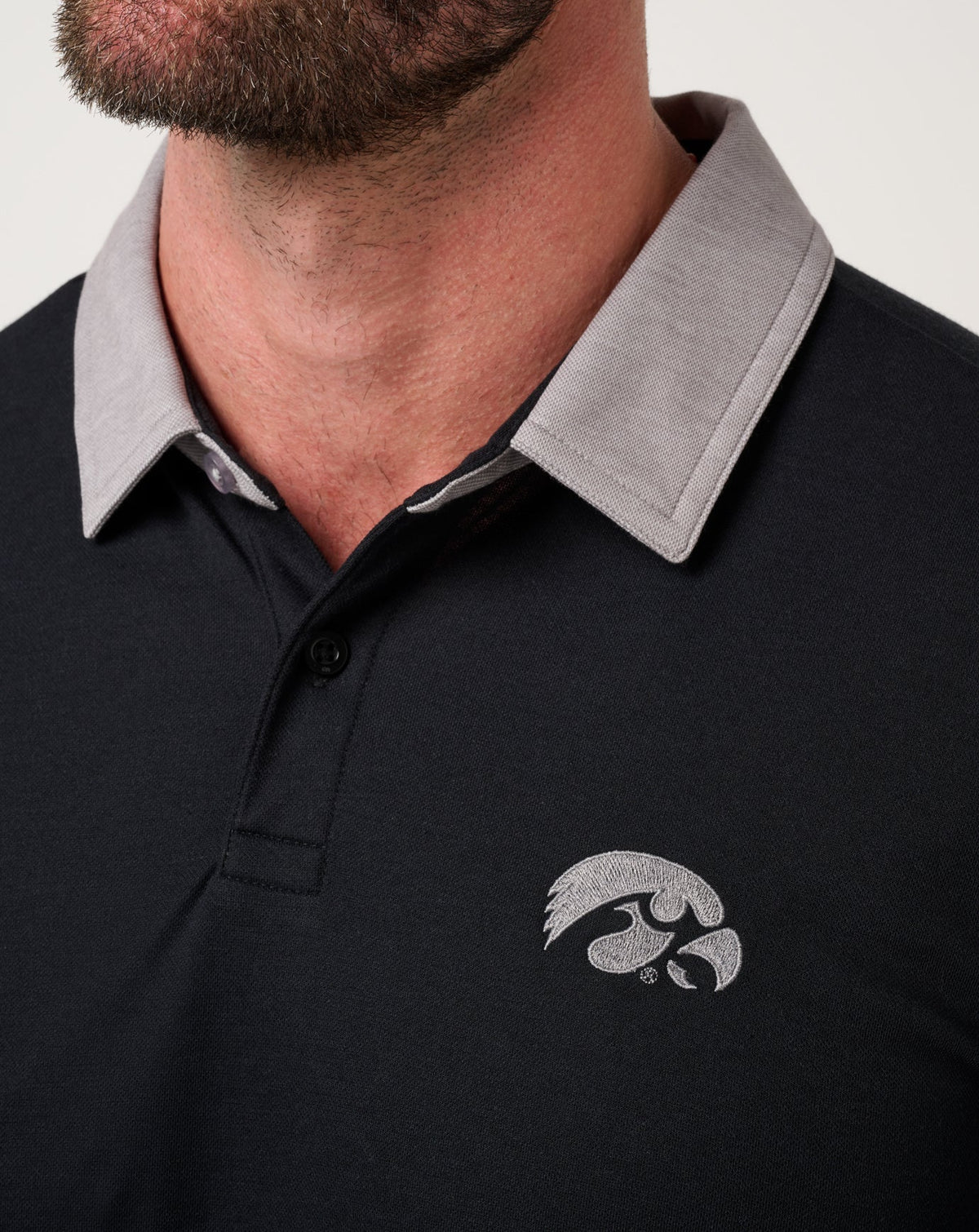 Iowa Varsity Vintage Long Sleeve Polo