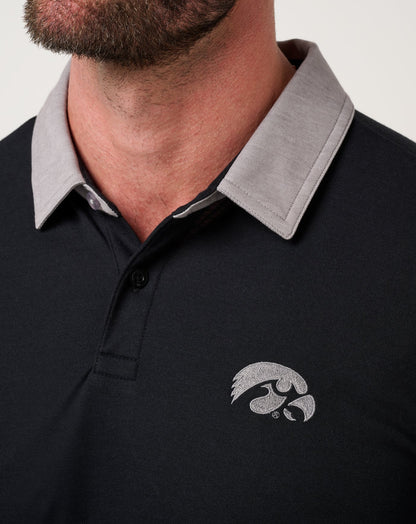 Iowa Varsity Vintage Long Sleeve Polo