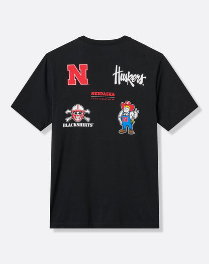 Nebraska Heels Up Tee