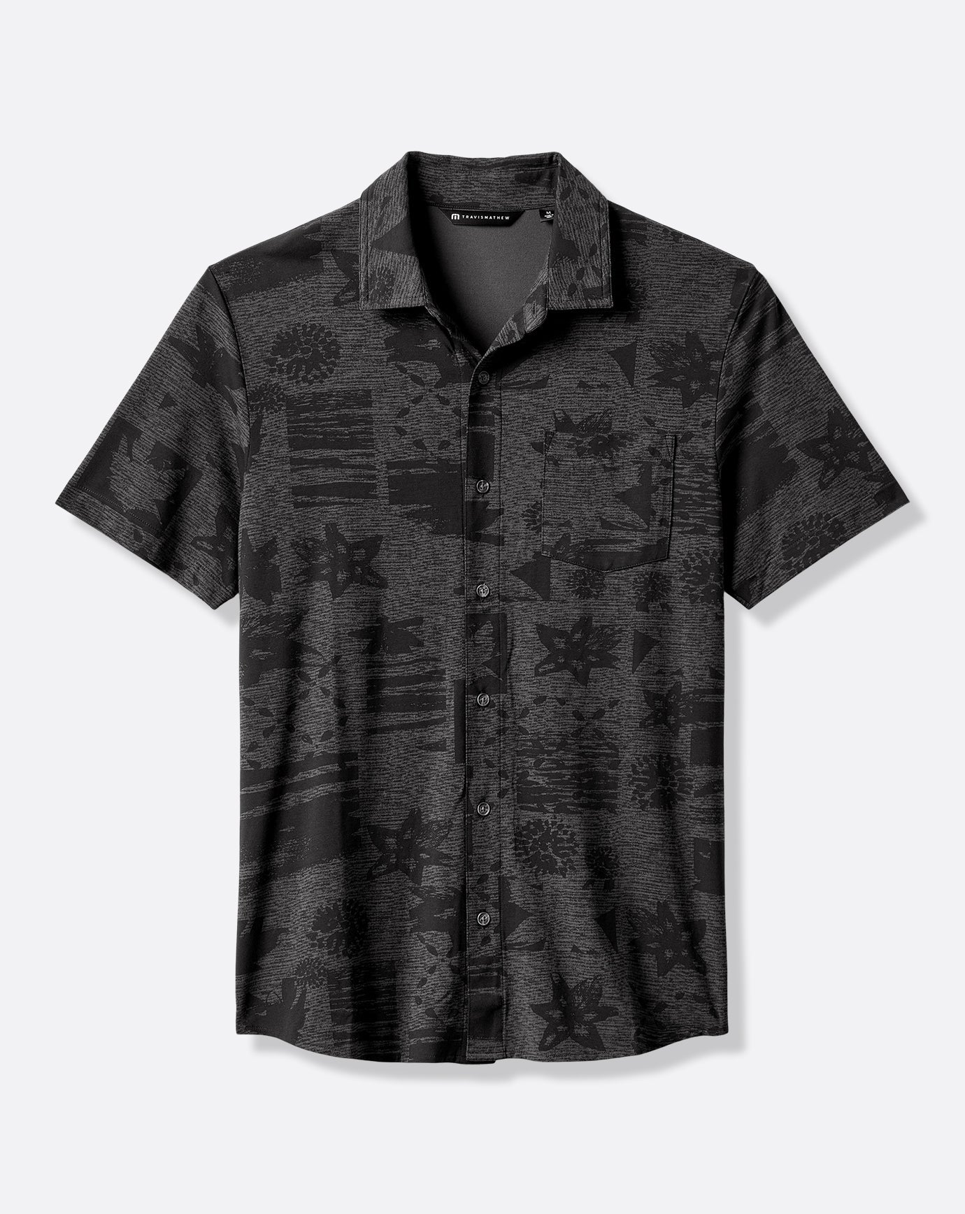 Knit Gravitation Button-Up