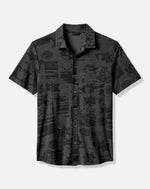 Knit Gravitation Button-Up